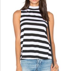 Splendid tank with mock turtleneck medium